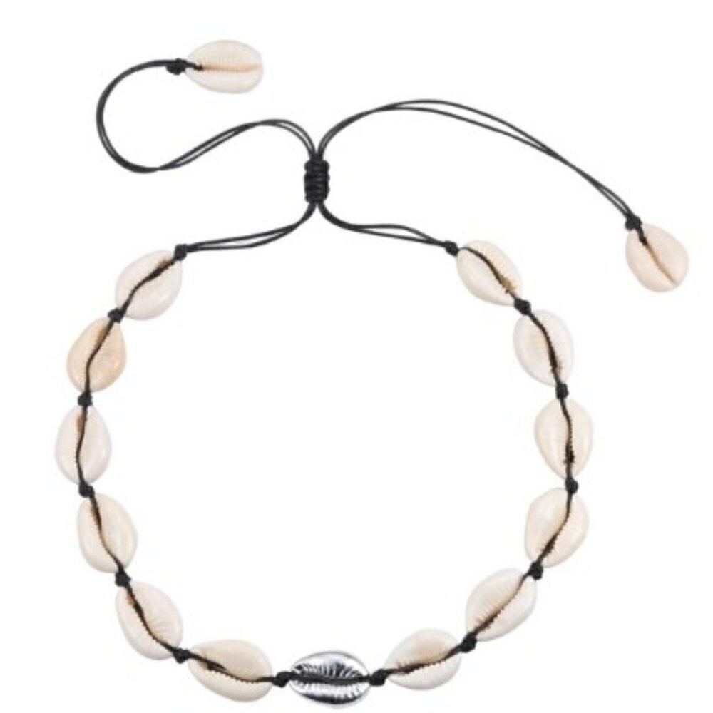 NEW NATURAL CONCH SHELLS CHOCKER NECKLACE - Picture 7 of 7
